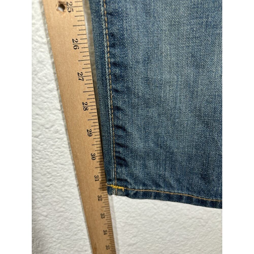 True Religion Jeans‎ Size 24 Denim Brianna Cotton Blue Low Rise Distressed - Picture 9 of 16